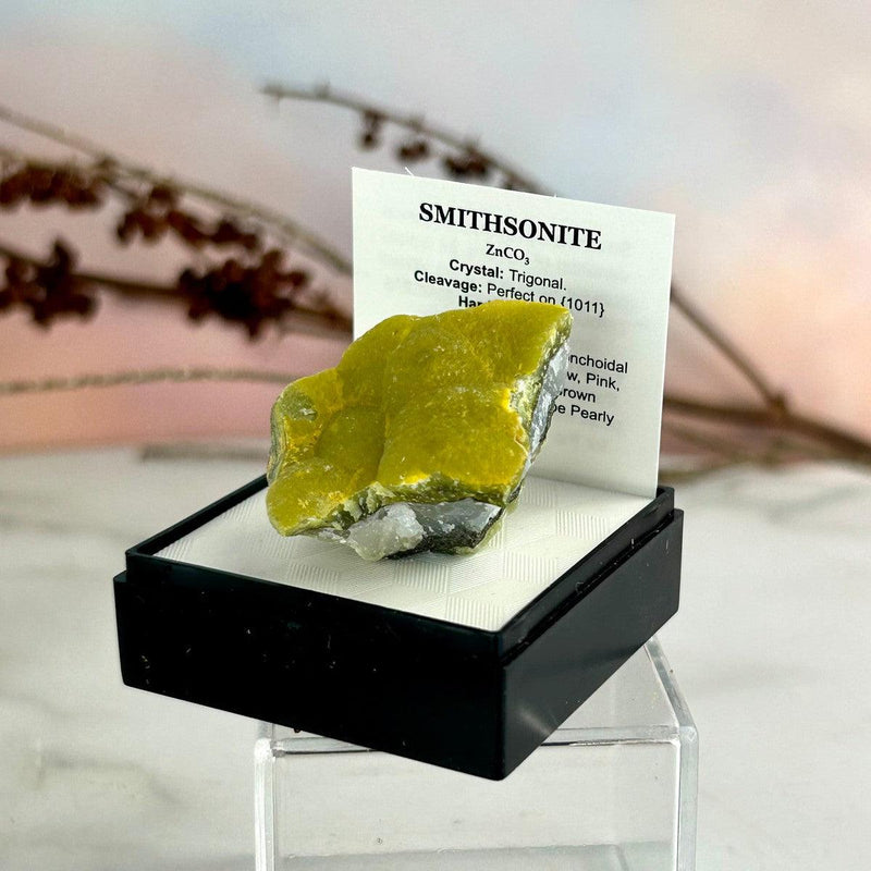 Yellow Smithsonite Crystal