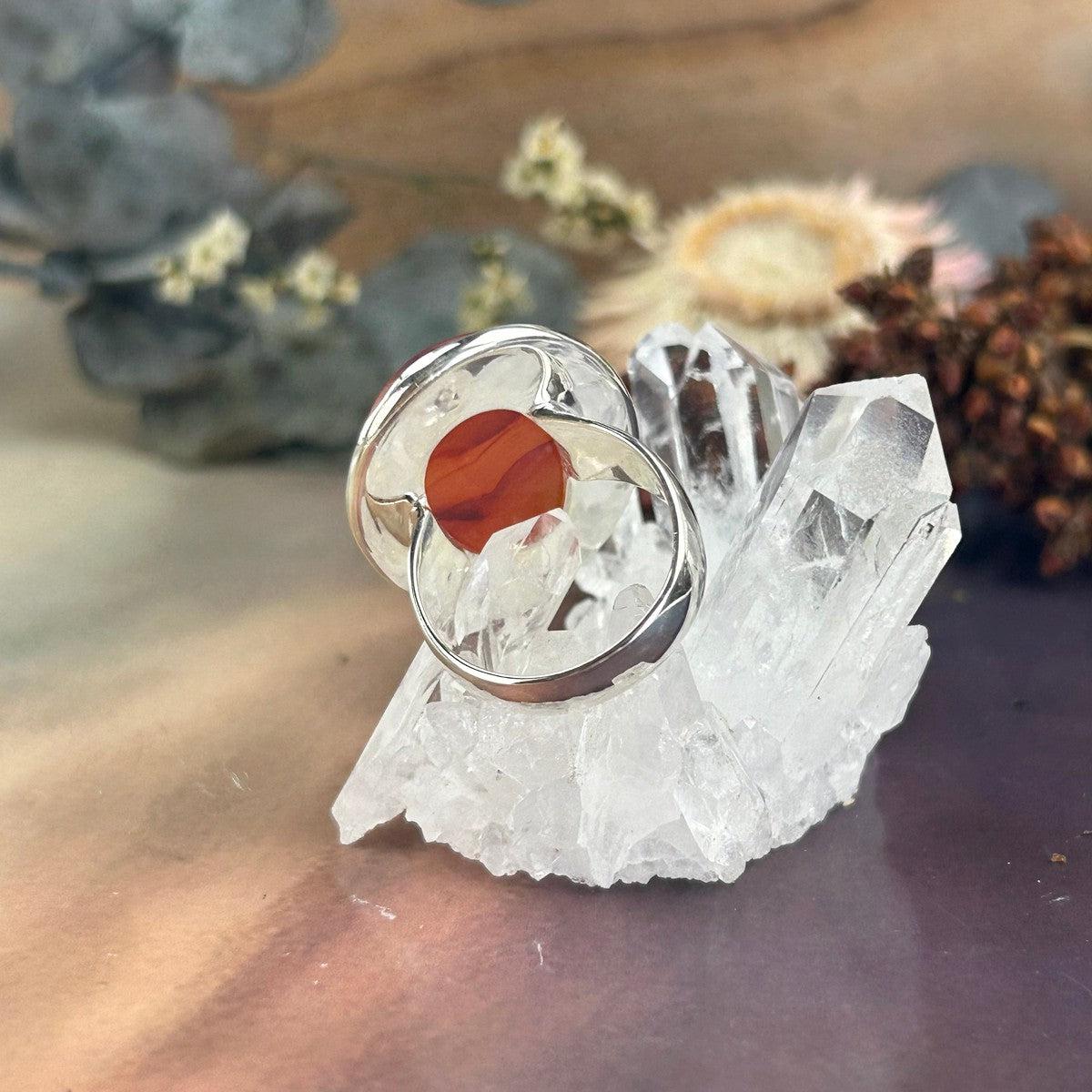 Carnelian Dome Ring