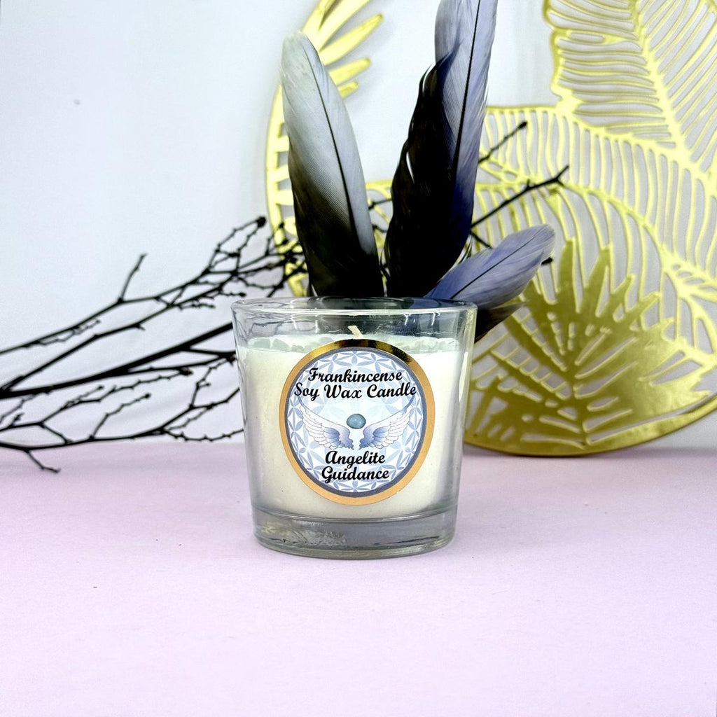 Spellwork Crystal Candle