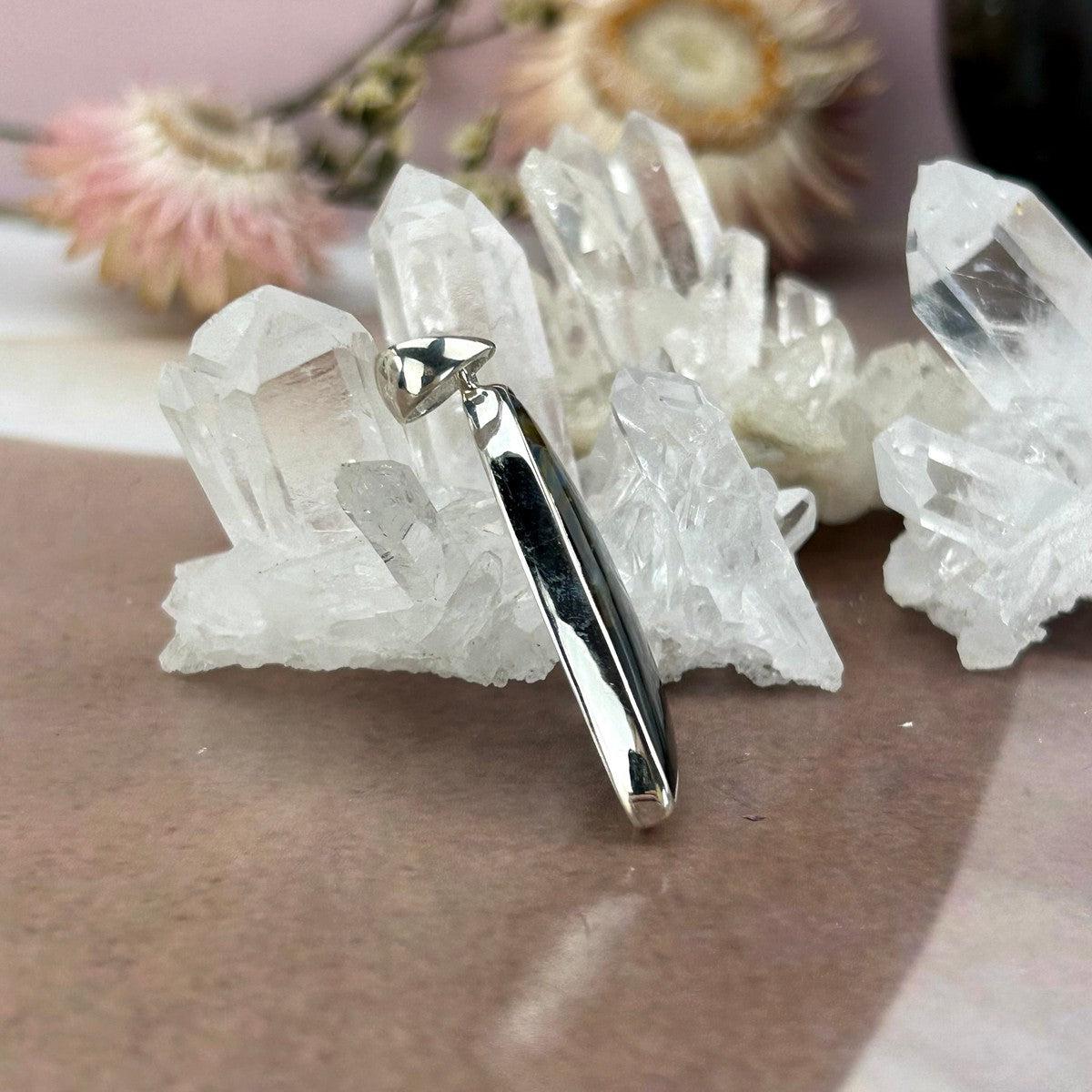 Rare Stone Silver Pendant