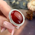 High Grade Carnelian Ring