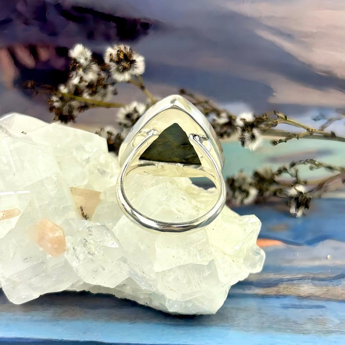 Rainbow Crystal Women's Ring