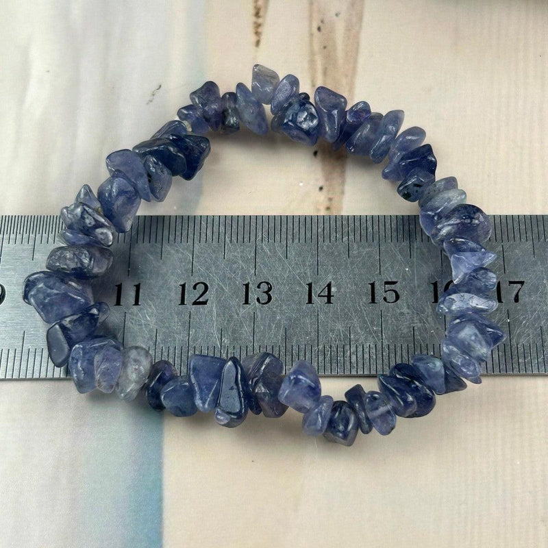 Iolite Beaded Bracelet