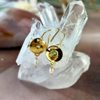 Dainty Peridot Earrings