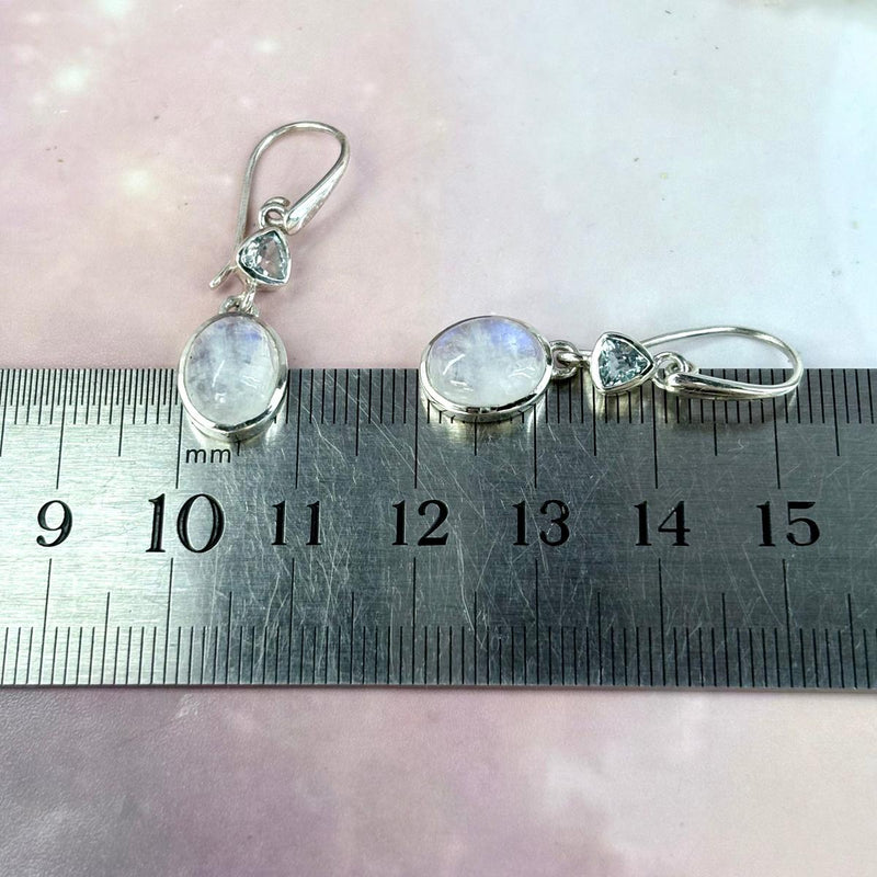 Pastel Colour Crystal Earrings
