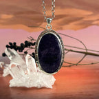 Deep Purple Crystal Pendant