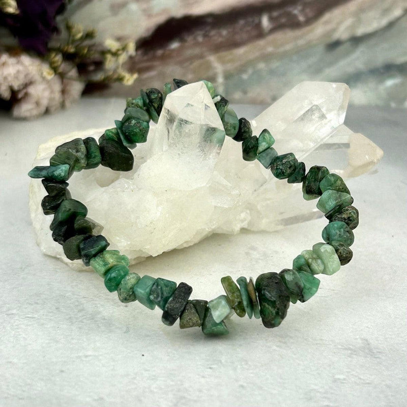 Affordable Emerald Stone Bracelet