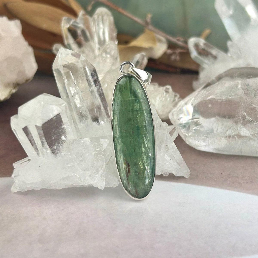 Long Oval Kyanite Pendant