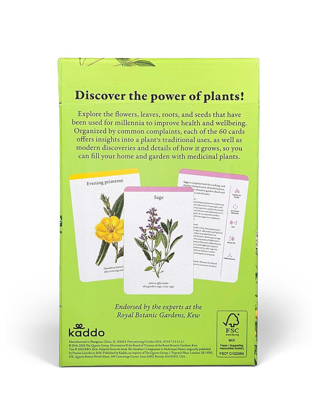A Cabinet Full Of Medicinal Plants, A Practical Card Deck