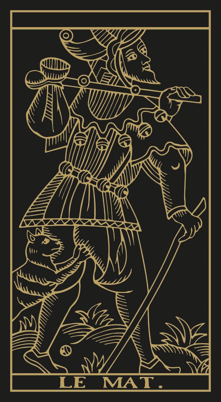 Tarot Of Marseille, Gold & Black Edition