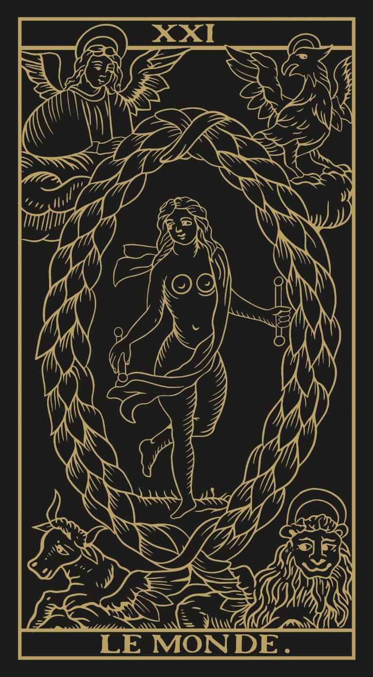 Tarot Of Marseille, Gold & Black Edition