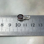 Garnet Sterling Silver Pendant