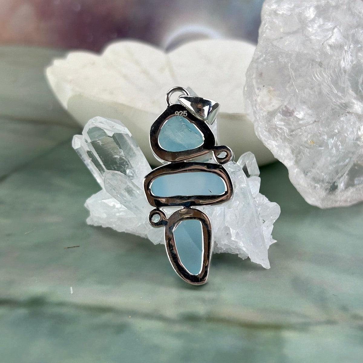 Blue Topaz 925 Silver Pendant