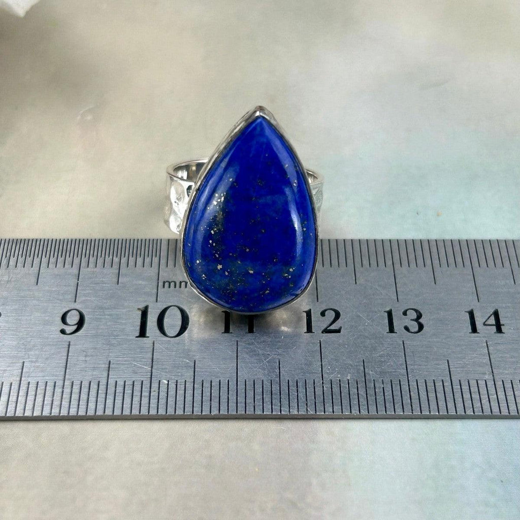 Lapis Lazuli Pear Ring