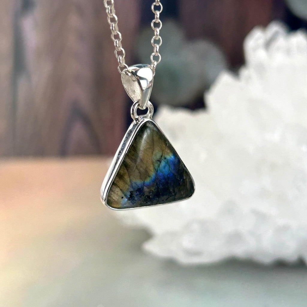 Lava Lamp Crystal Pendant
