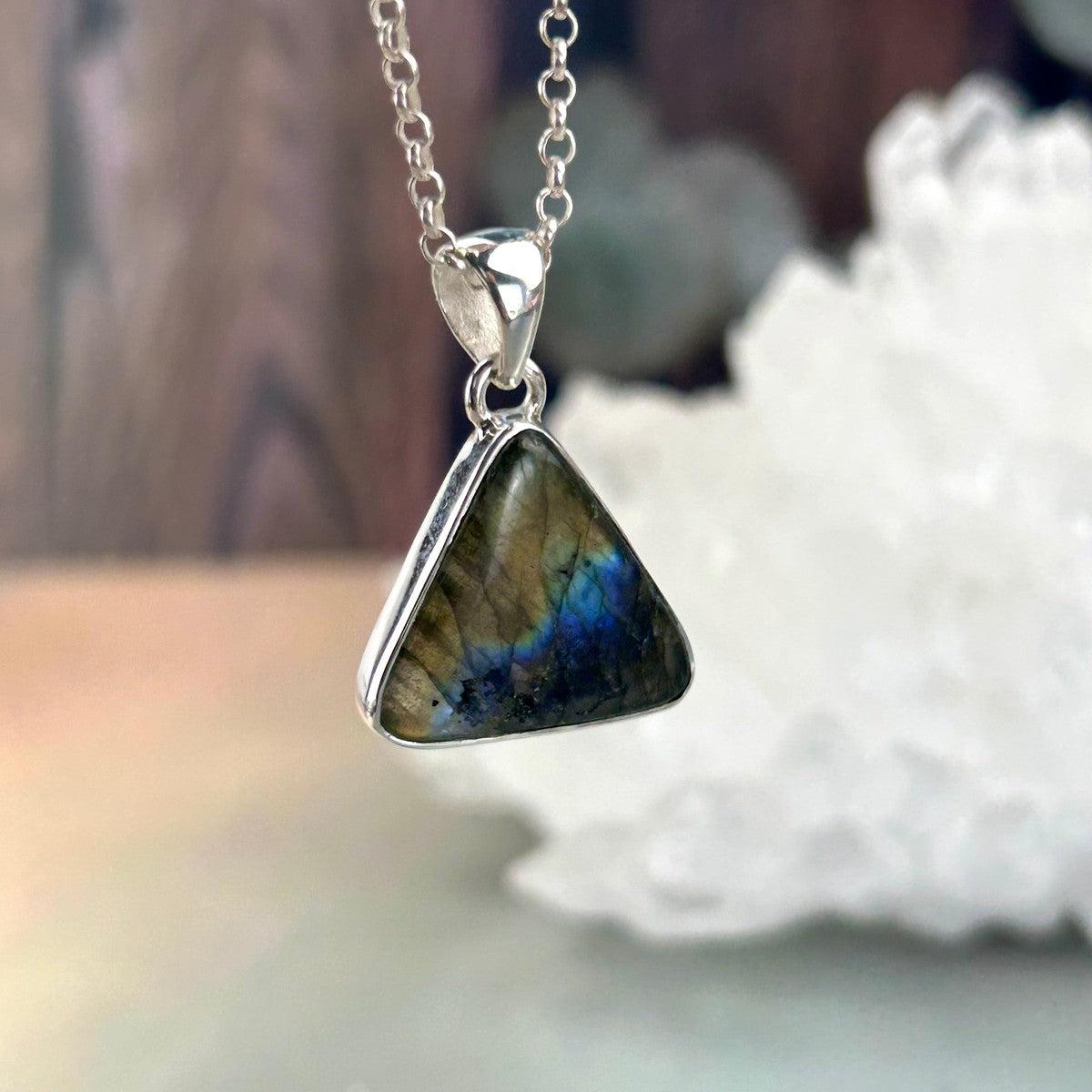 Lava Lamp Crystal Pendant