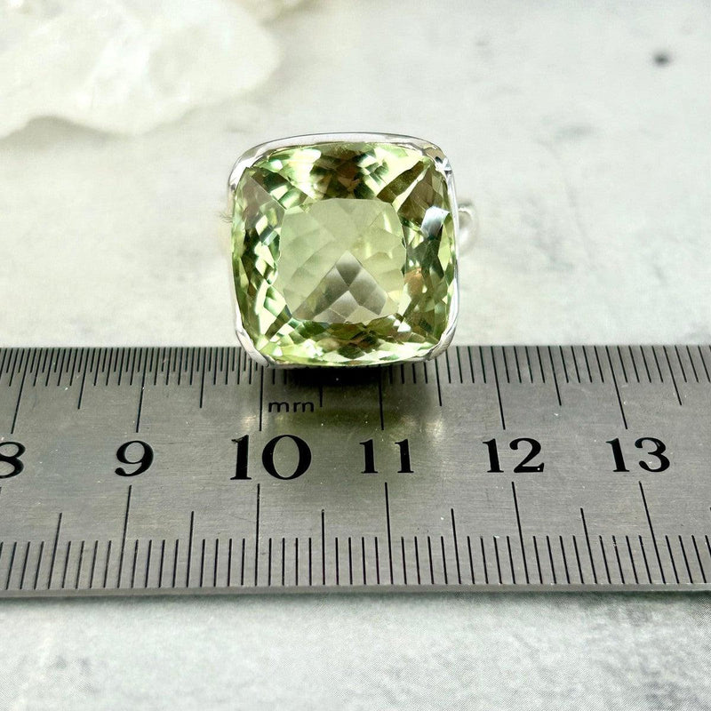 Square Cut Gemstone Ring