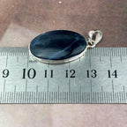 Shimmering Blue Crystal Pendant