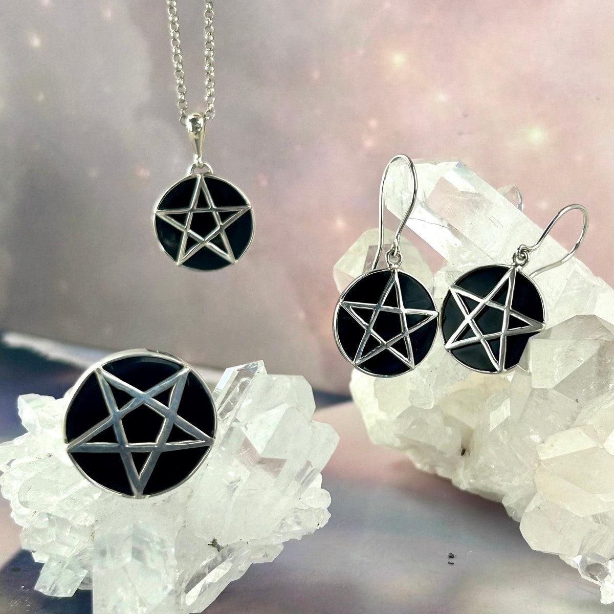 Pentagram Crystal Matching Set