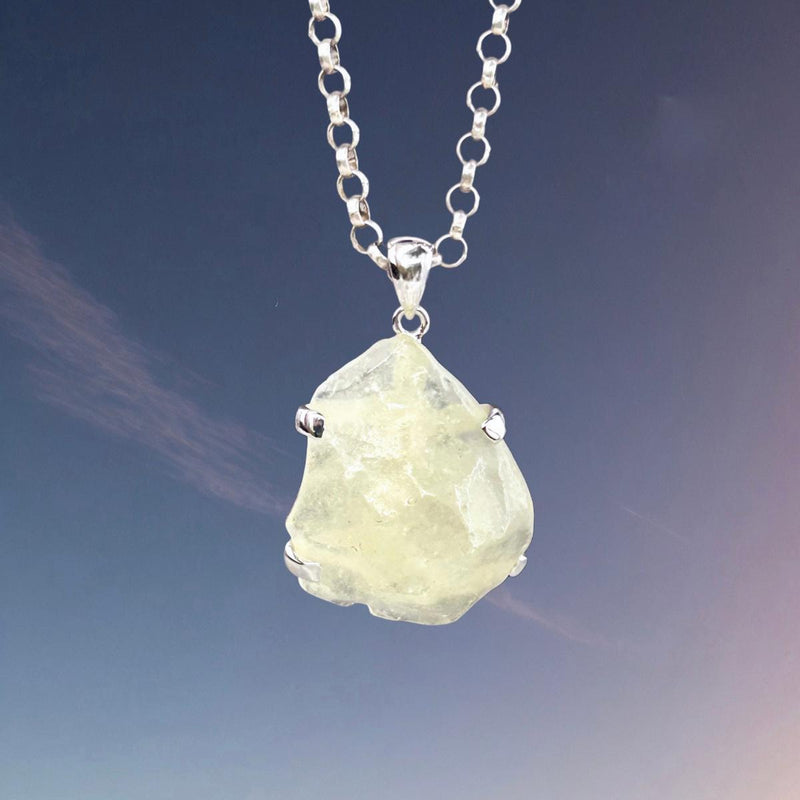 Libyan Desert Glass Freeform Pendants