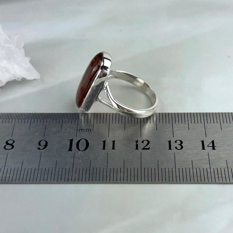 Rare Stone Silver Ring
