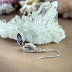 Amethyst Crystal Stackable Earrings