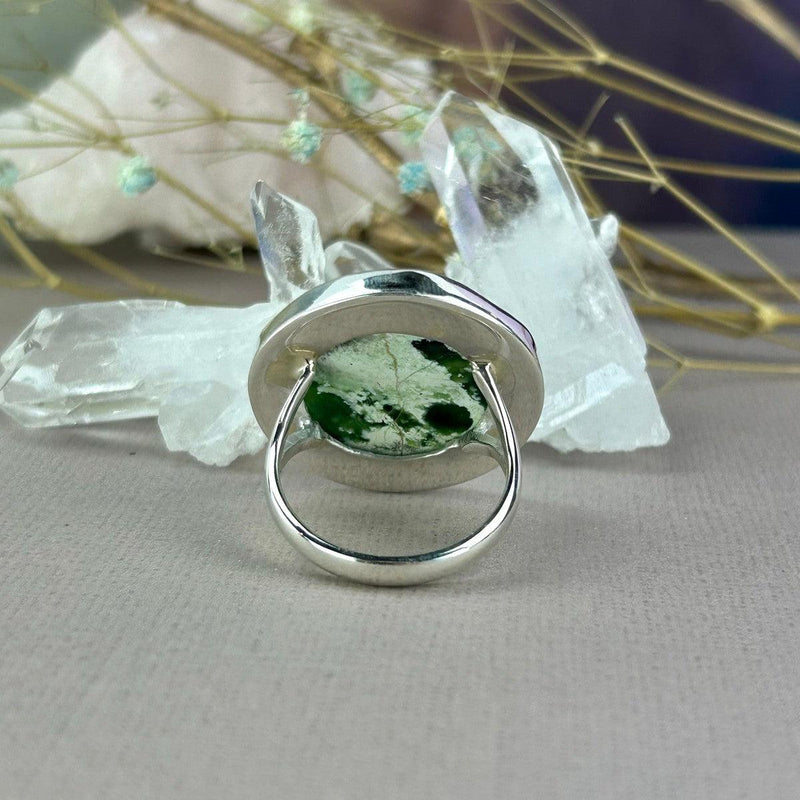 Women's Large Crystal Ring