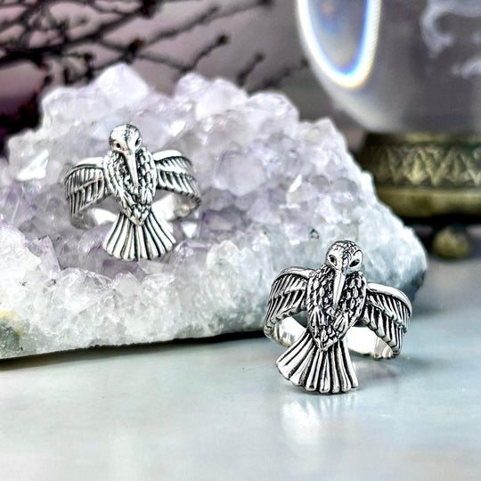 Hummingbird 925 Sterling Silver Adjustable Size Ring
