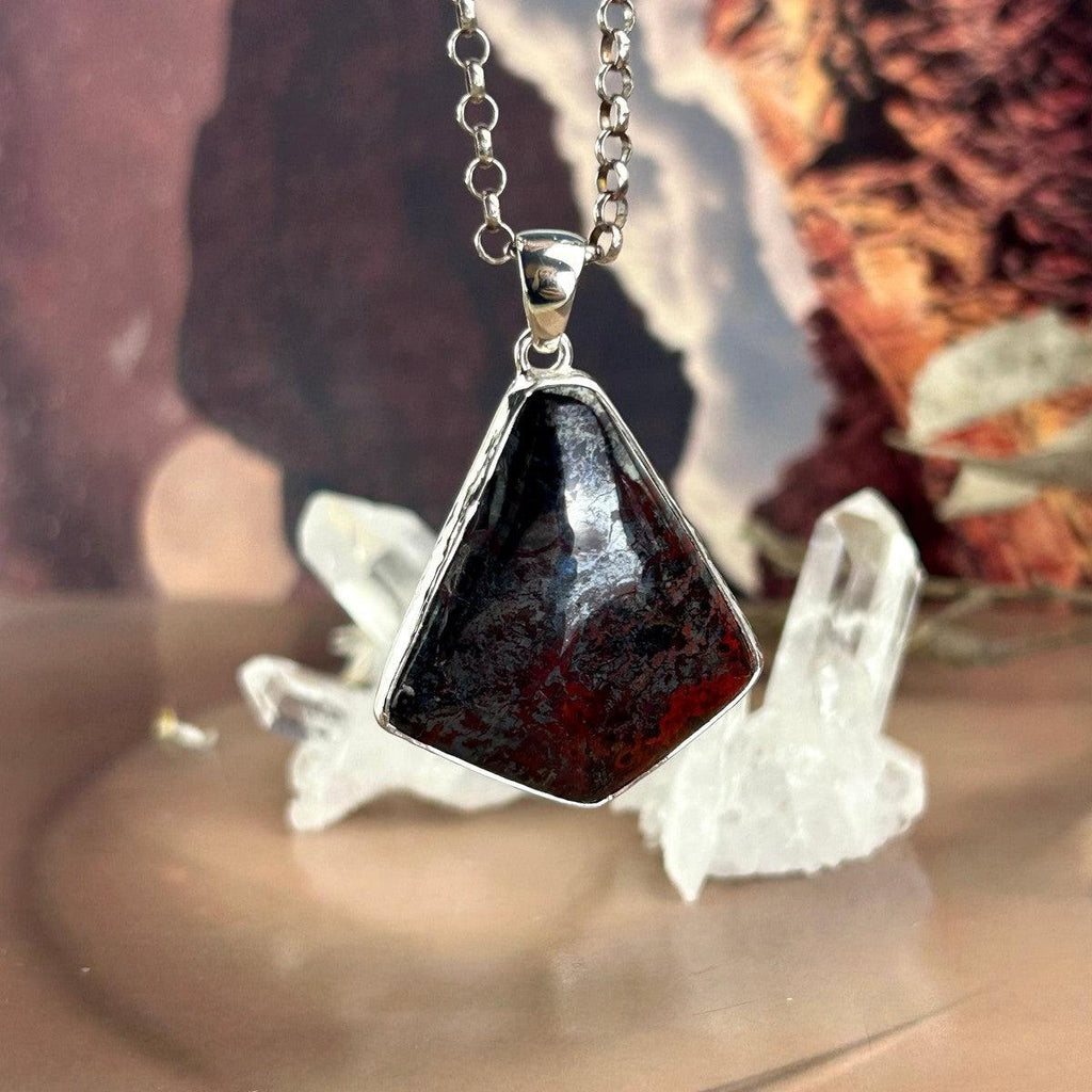 Black Crystal Men's Pendant