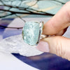Natural Aquamarine Stone Ring