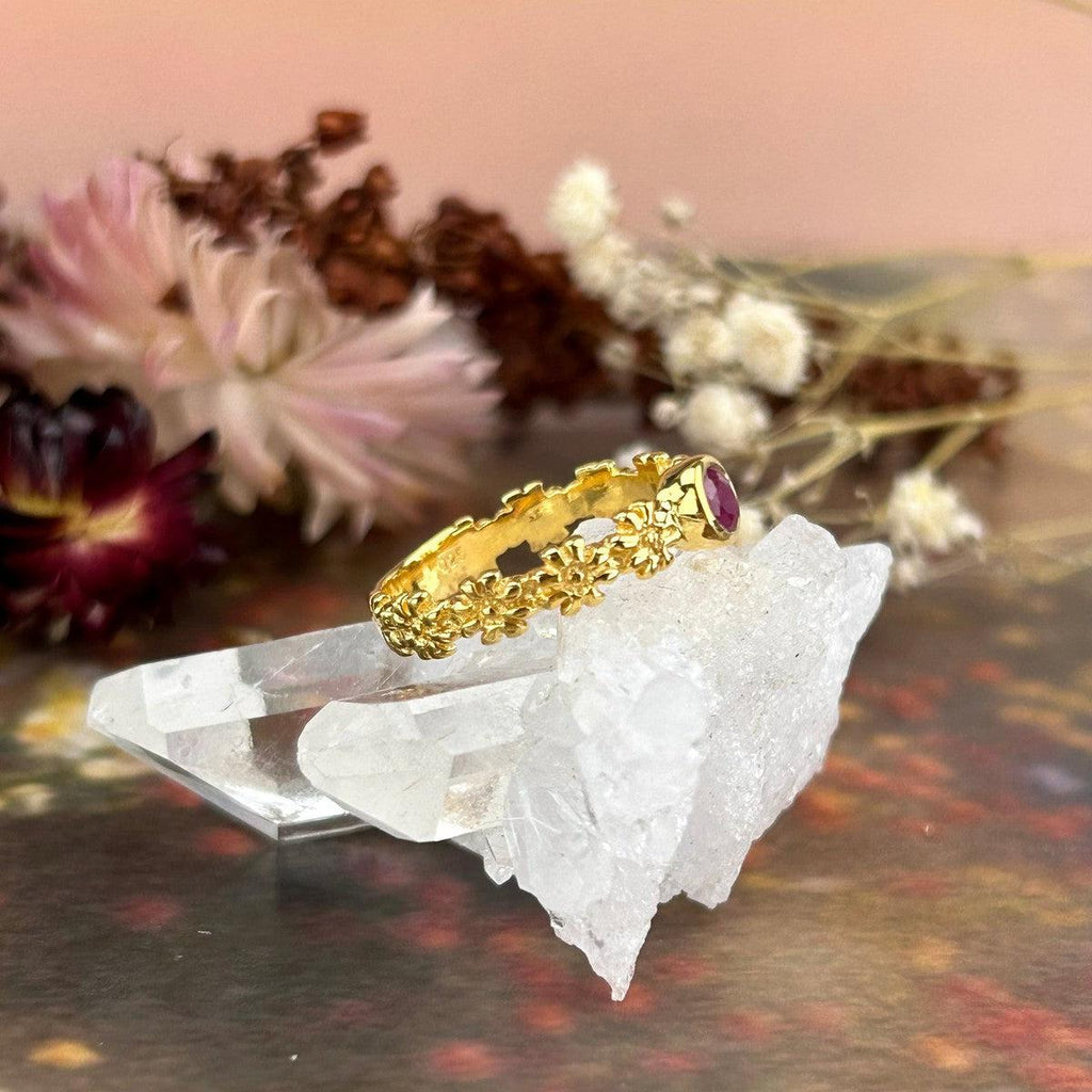 Real Ruby Ring