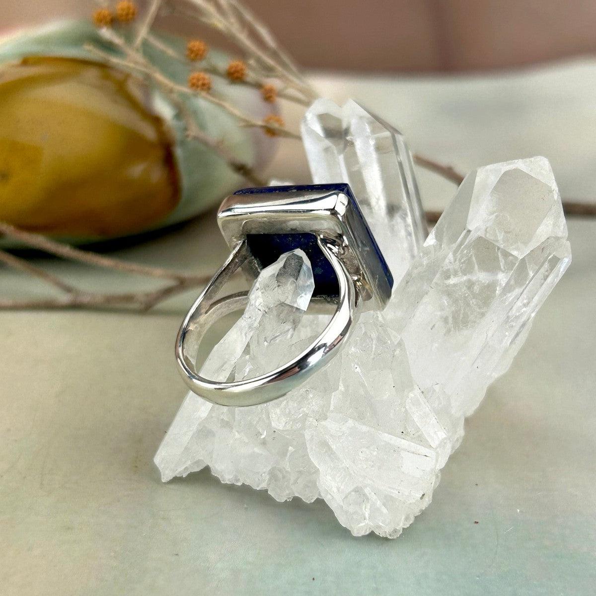 Lapis Lazuli Square Ring