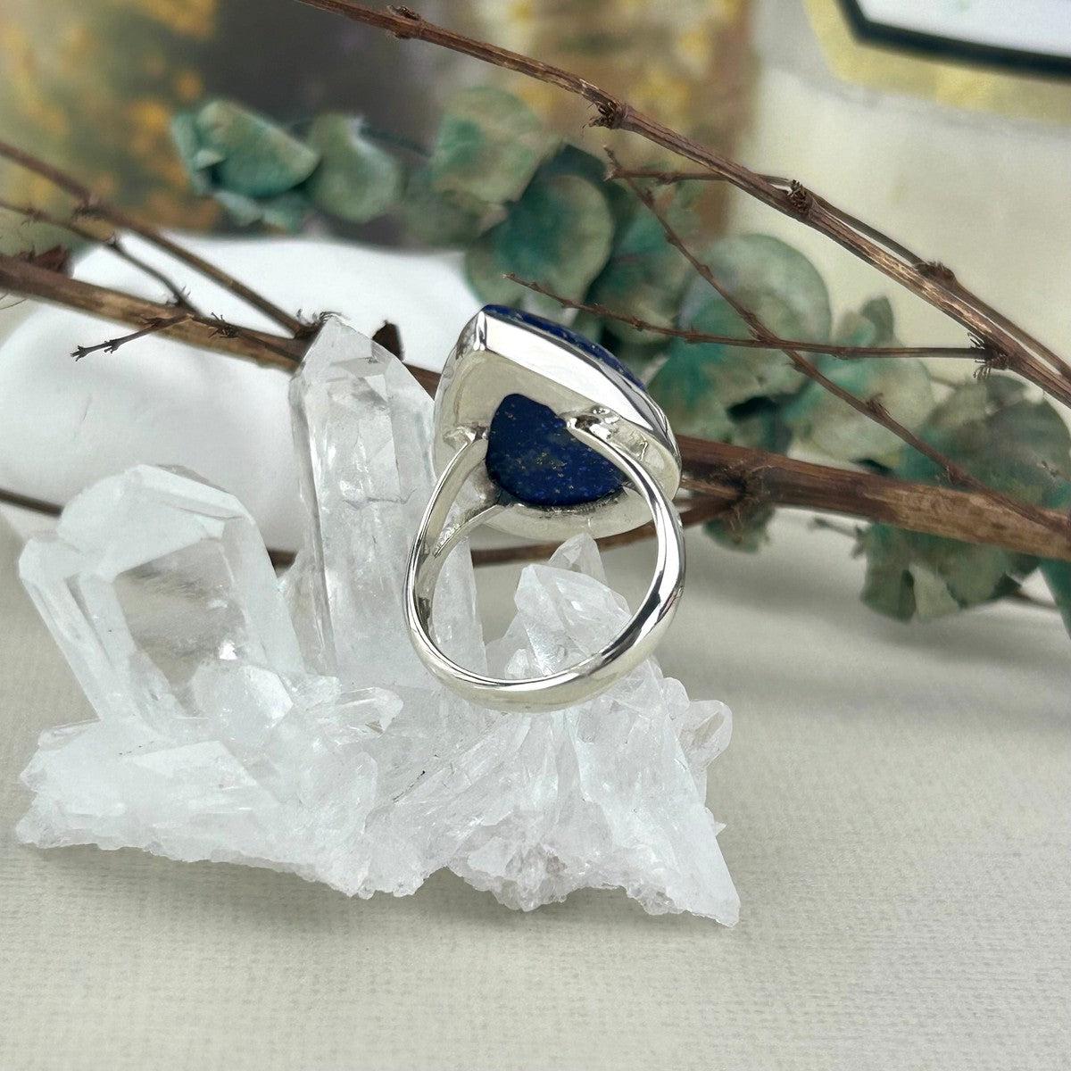 Royal Blue Crystal Ring