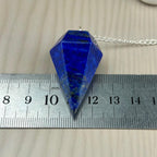 Lapis With Pyrite Pendulum