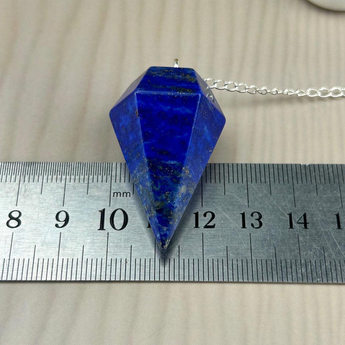 Lapis With Pyrite Pendulum