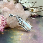 Organic Shaped Pearl Pendant