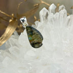 Labradorite Teardrop Pendant