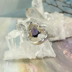 Amethyst Small Size Ornate Ring