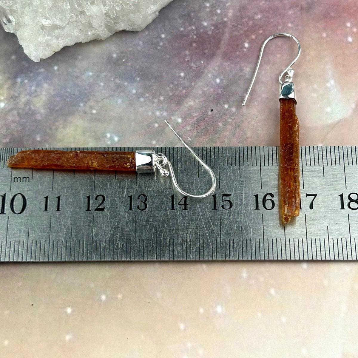 Sterling Silver Drop Crystal Earrings
