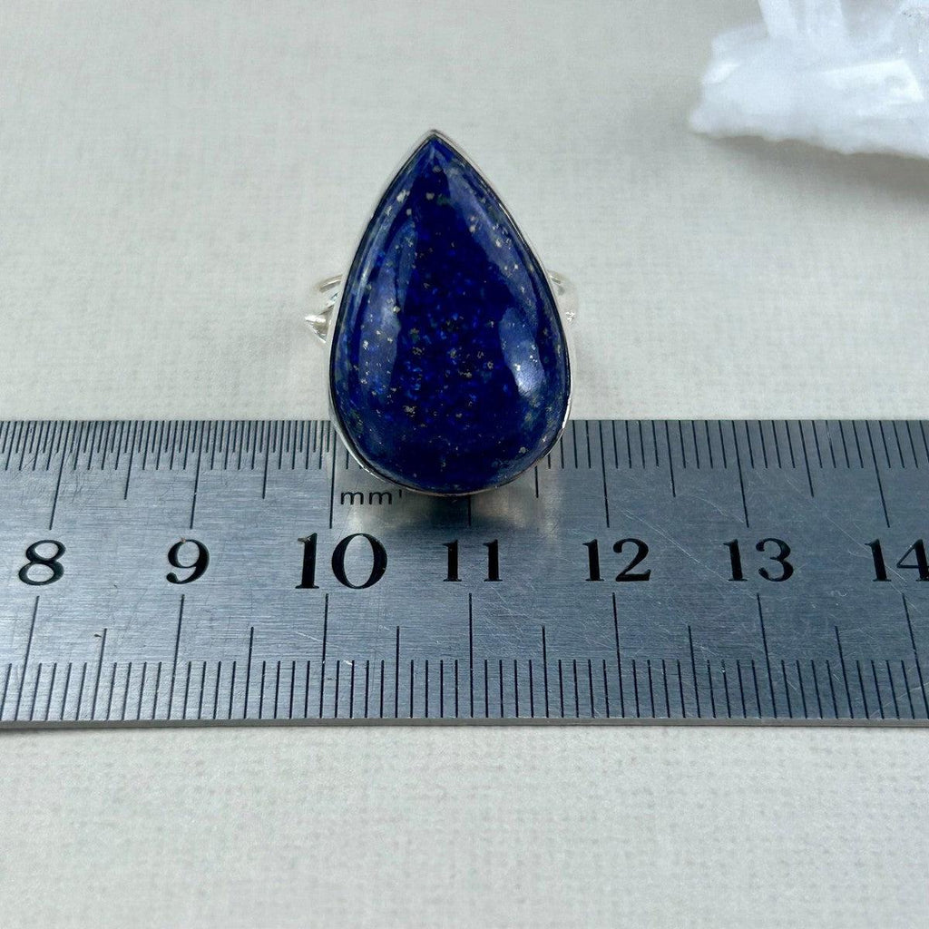 Lapis Lazuli Teardrop Ring