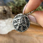 Viking Symbol Sterling Silver Pendant
