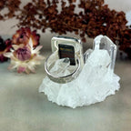 Red, Yellow And Grey Stone Ring
