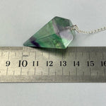 Green With Purple Stone Pendulum