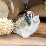 Wide Band Apatite Ring