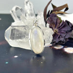 Classic Sterling Silver Moonstone Pendant