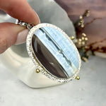 Ornate Blue Stone Pendant