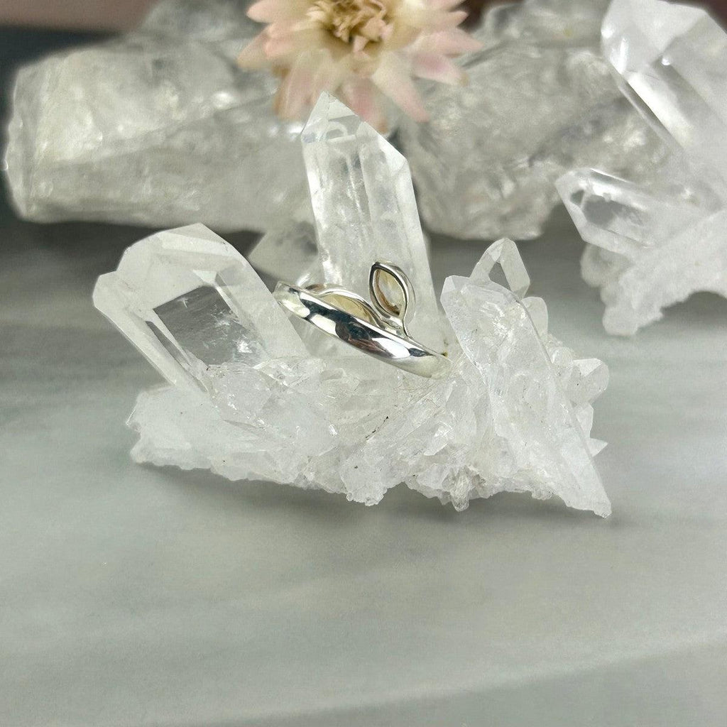 Citrine Leaf Ring