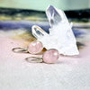 Morganite Oval Drop Earrings