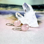 Morganite Oval Drop Earrings