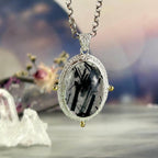 Ornate Setting Crystal Pendant